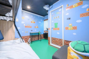 Max4people 15min Shibuya MARIO Brothers Room LEON RESORT MEGURO
